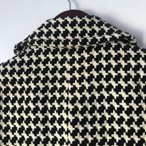 Trina Turk houndstooth Cotton blazer Size 2 - Picture 5 of 9